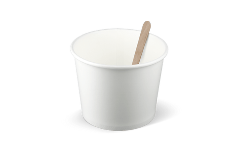 Klika - Ricary Cup 360 ml Ø106mm 12oz Karton Weiß | 1000 Stücke