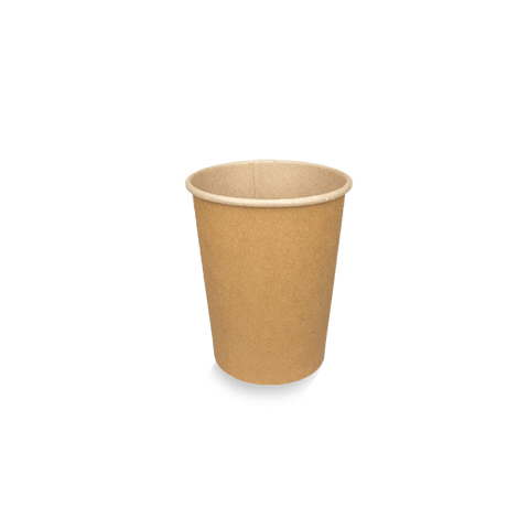 Klika - Kartonkaffeetasse 230cc 8oz Kraft | 1000 Stücke