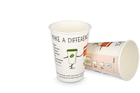 Klika - Kartonkaffeetasse 180cc 7,5 Unzen Recycle | 2500 Stücke