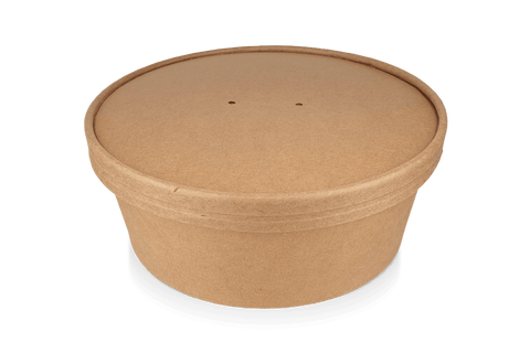 Klika - Salat Poke Bowl 1300ml 40oz Ø184mm Kraft | 300 Stücke