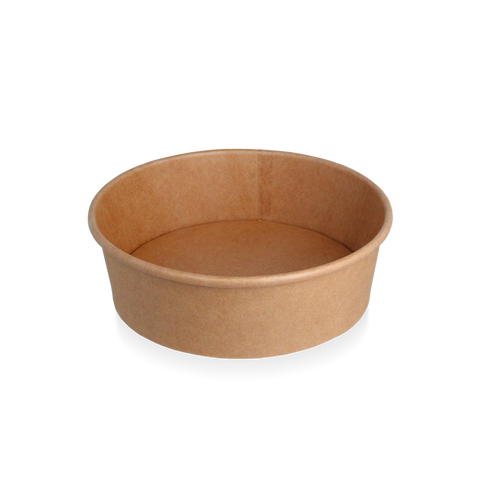 Klika - Salat Poke Bowl 1100ml 38oz Ø184mm Kraft | 300 Stücke