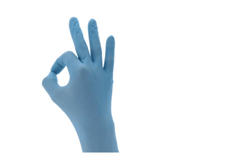 Klika - Handschuhe Nitril Katze III Klassische blaue Größe m | 100 Stück