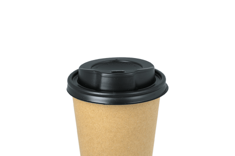 Klika - Kaffeetasse Deckel schwarz Ø80mm | 1000 Stücke