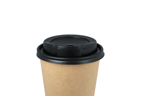 Klika - Kaffeetasse Deckel schwarz Ø90mm | 1000 Stücke