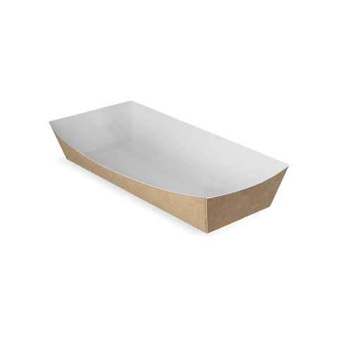 Klika - Snack Bowl A18 Kraft/White Bio | 400 Stück