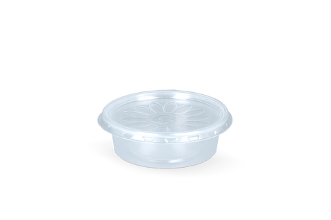 Klika - Roundbehälter Ø70mm transparent | 1000 Stücke