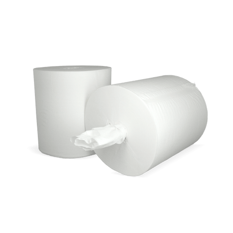Klika - Poetsrol Midi (tubeless) 1 Schicht 6x270 Meter Ø20cm 100% Cellulose T9 | 6 Stücke