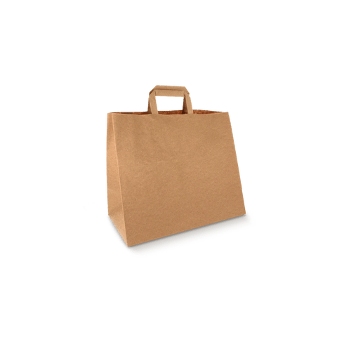 Klika - Papiertüten Großer Kraft 32+16x27cm recycelt | 250 Stück