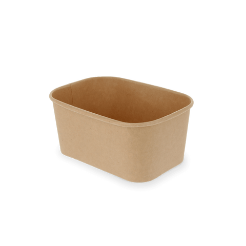 Klika - Essensbehälter 1000ml Kraft | 300 Stücke