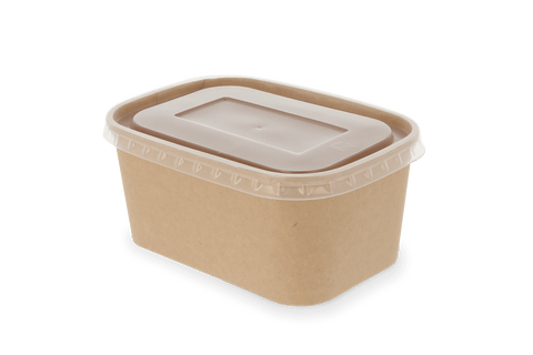 Klika - Essensbehälter 1000ml Kraft | 300 Stücke