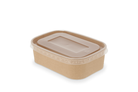 Klika - Essensbehälter 650 ml Kraft | 300 Stücke