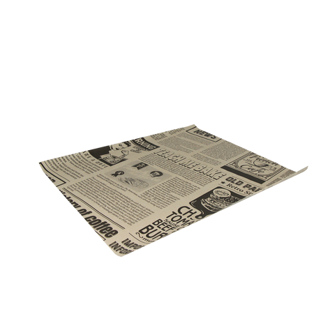 Klika - Fat -Free Paper 33x38cm Hamburger Skins Zeitung Brown | 2000 Stücke