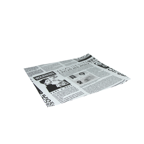 Klika - Fat -Free Paper 33x30cm Hamburger Skins Zeitung Wit | 2000 Stücke