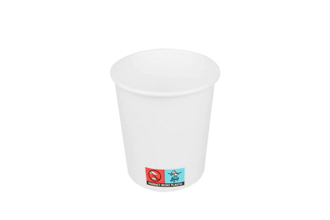 Klika - Kartonkaffeetasse 177cc 7oz Weiß | 1000 Stücke