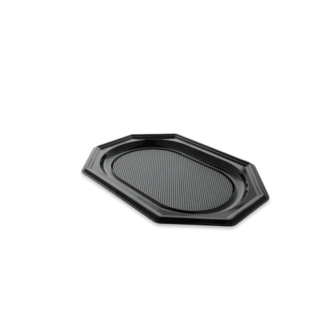 Klika - Catering Scales Octagonal 35 cm Black Cap | 100 Stück
