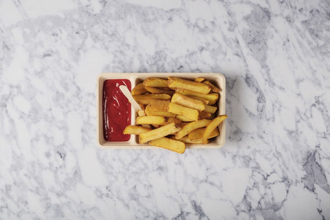 Klika - Frietbakjes A23 (A7+1) Zuckerrohr Bio | 500 Stücke