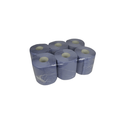 Klika - Poetsrol Midi Blue 2 Schichten 6x135 Meter Ø20cm 100% Cellulose T9 | 6 Stücke