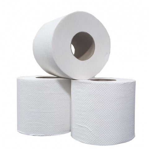 Klika - Toilettenpapier 2 Schichten 200 Blatt 12x4 Roll Recycling Weiß T1 | 48 Stücke