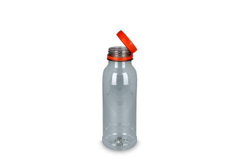 Klika - RPET -Flasche 330cc mit orange fester Kappe | 150 Stücke