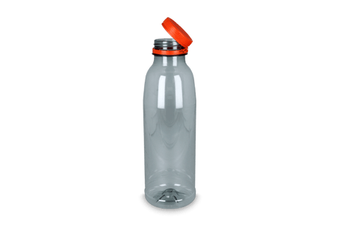 Klika - RPET -Flasche 750cc mit orange fester Kappe | 65 Stücke
