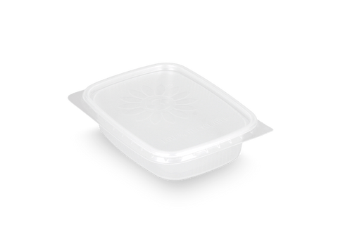 Klika - Salatsaucenbehälter 125ml 108 mm rechteckig transparent | 1000 Stücke