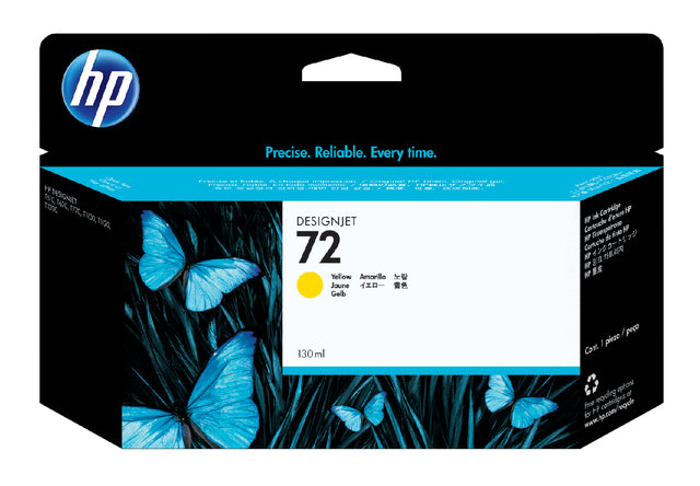 Tintenpatrone HP C9373A 72 Gelb