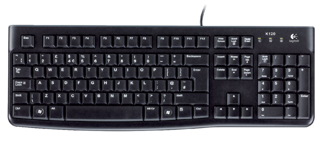 Tastatur Logitech K120 QWERTY Black