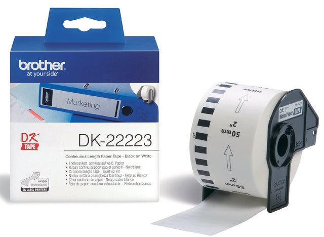 Bezeichnung Bruder DK-22223 50mm Thermal 30 Meter weißes Papier | 3 Stück