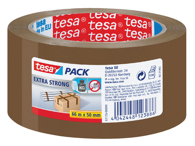 Verpackungsband Tesa 50 mmx66m braun extra starker PVC