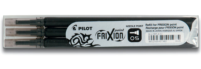 Roller Stiftfüllung Pilot Frixion Hi-Tecpoint Black 0,25 mm | 12 Stücke