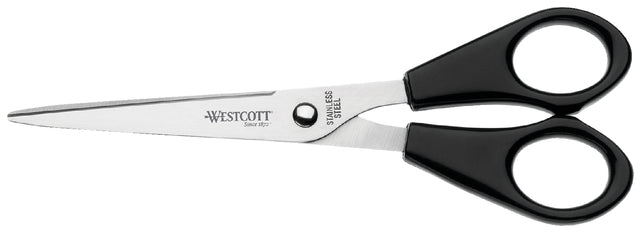 Büroschere Westcott 155 mm mit Plastikgriff Edelstahl