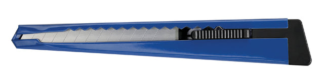 Schneiden von ES Westcott -Büro 9mm mit Gleitverschluss und Metallhalter blau