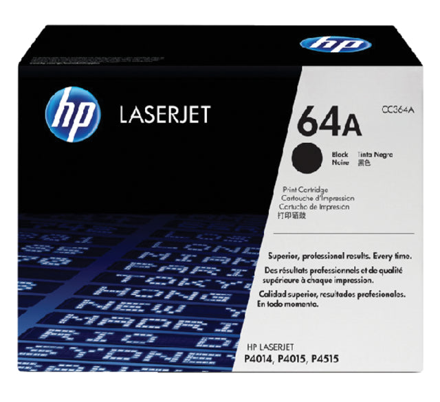 Tonercartridge HP CC364A 64A Schwarz