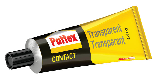 Kontakt Kleber Pattex Transparent Rohr 50 Gramm auf Blister | 12 Stücke