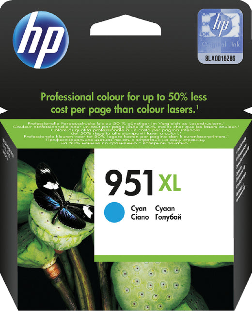 Tintenpatrone HP CN046AE 951XL Blauw HC