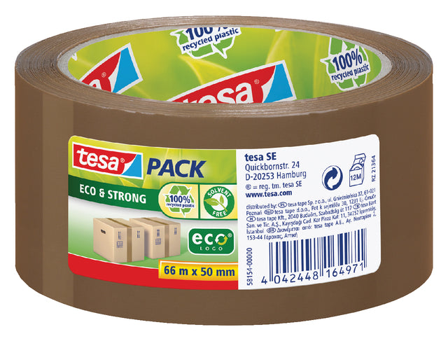 Verpackungsband Tesa 50 mmx66m Eco Brown