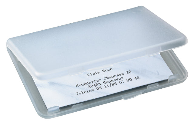 Visitenkartenhalter Sigel VA140 25 Karten Kunststoff transparent | 20 Teile