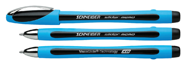 Baseballpen Schneider Slider Memo schwarz extra breit