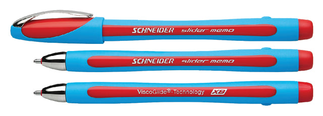 Bälle Schneider Slider Memo Red Extra breit | 10 Stück