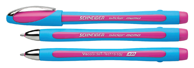Ballpen Schneider Memo XB 1,4mm Pink | 10 Stück