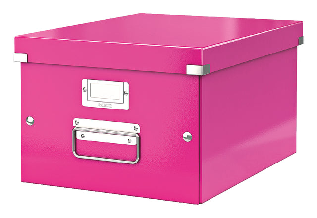 Speicherbox Leitz Wow Click & Store 281x200x370mm Pink