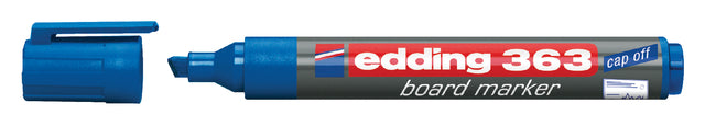 Filztip Edding 363 Whiteboard Beitel Blue 1-5mm