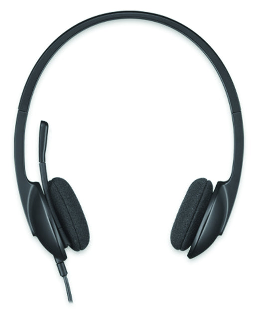 Headset logitech h340 on-ear usb schwarz | 1 Stück