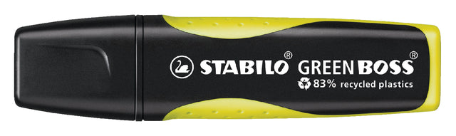 Markierungsmarker Stabilo Green Boss 6070/24 Gelb | 10 Stück