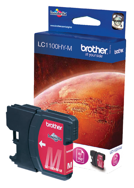Tintenpatrone Brother LC-1100HYM rot | 1 Stück