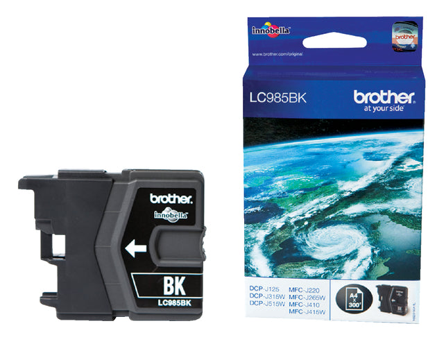 Inkcartridge Bruder LC-985 Schwarz | 5 Stücke