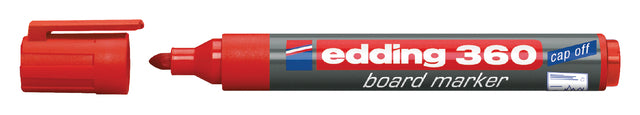 Filz -Tip Edding 360 Whiteboard um rot 3mm | 10 Stück