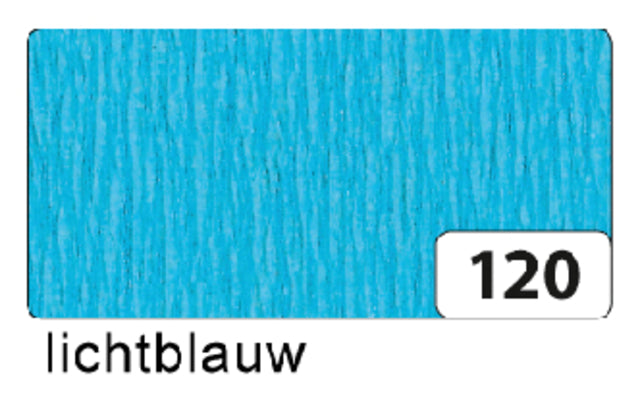 Crepe Paper Folia 250x50 cm NR120 Hellblau
