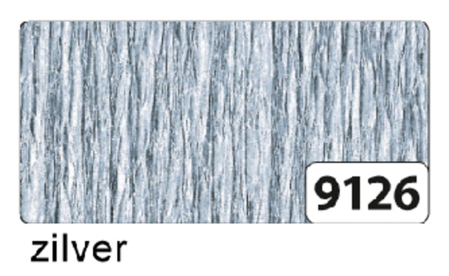 Crepe Paper Folia 250x50 cm NR9126 Silber