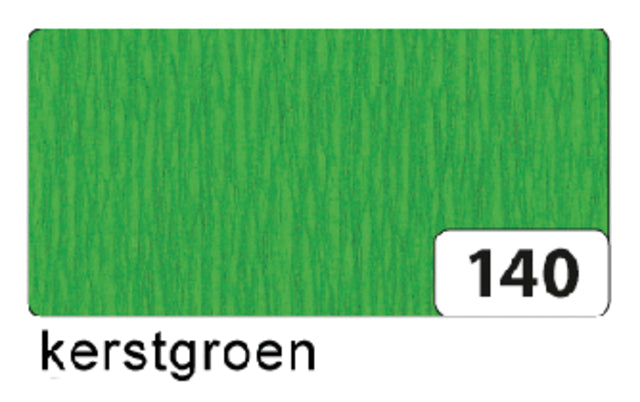Crepe Paper Folia 250x50 cm NR140 Weihnachten Grün | 10 Stück